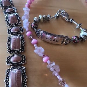 Pink jewelry